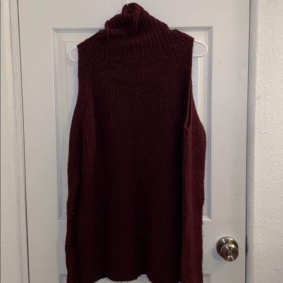 Forever 21 cowl neck shoulder less knit dress - Picture 2 of 4